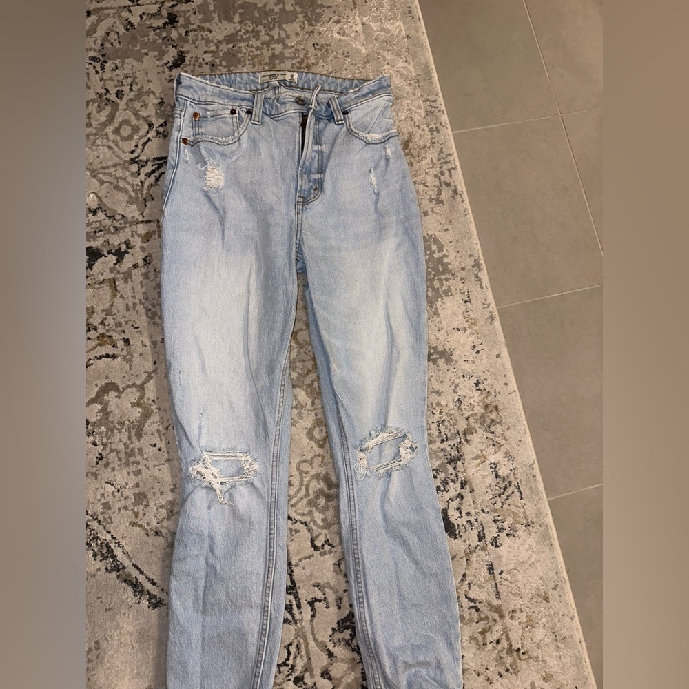 Abercrombie curve love skinny high rise jeans